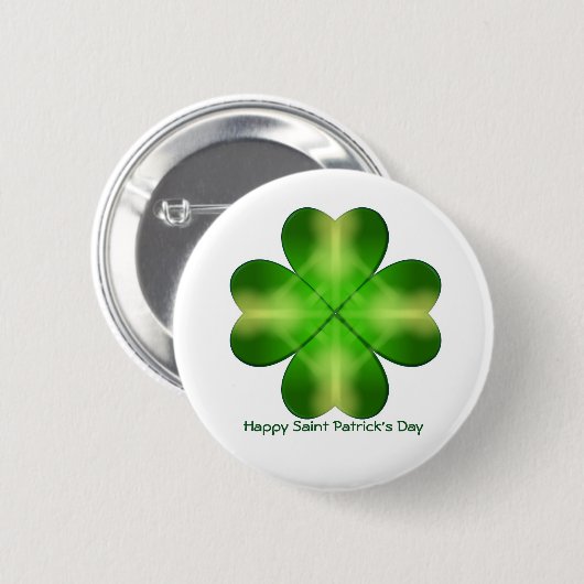 Happy Saint Patrick's Day Ronde Button 5,7 Cm (Voorkant /achterkant)