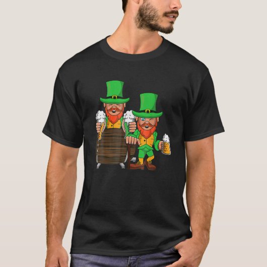 Happy Saint Patricks Day Shamrock Celebrating Esse T-shirt (Voorkant)