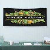 Happy Saint Patrick's Day Spandoek (Beurs)