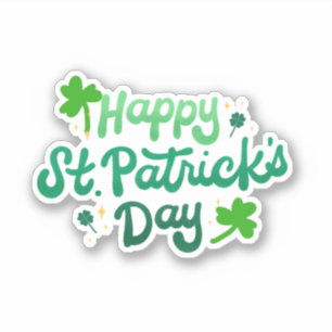 Happy Saint Patrick's Day Sticker