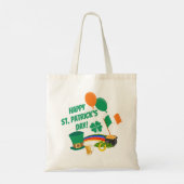 Happy Saint Patrick's Day-symbolen en -tradities Tote Bag (Achterkant)