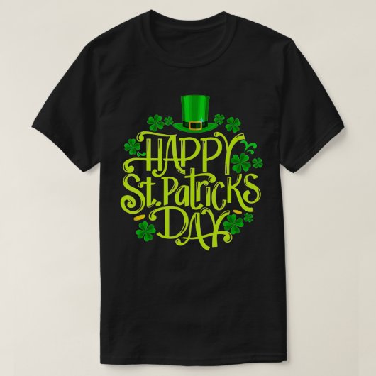Happy Saint Patrick's Day T-shirt (Design voorkant)
