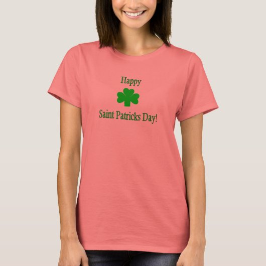 Happy Saint Patrick's Day T-shirt (Voorkant)