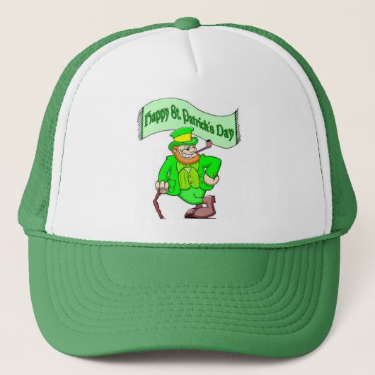 Happy Saint Patricks Day Trucker Pet (Voorkant)