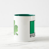 Happy Saint Patrick's Day Tweekleurige Koffiemok (Center)