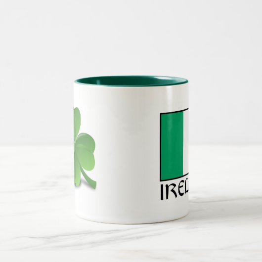 Happy Saint Patrick's Day Tweekleurige Koffiemok (Center)