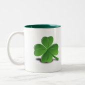 Happy Saint Patrick's Day Tweekleurige Koffiemok (Links)