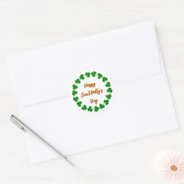 Happy Saint Patty's Day Ronde Sticker