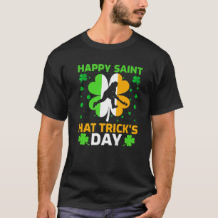 Happy Saint Pet Trick's Day Hockey Player St. Patr T-shirt