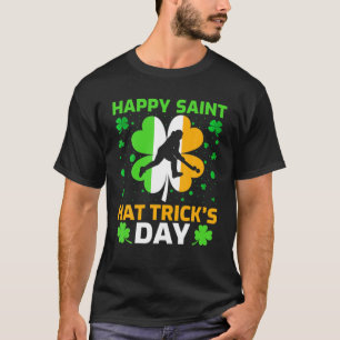 Happy Saint Pet Trick's Day Hockey Player St. Patr T-shirt