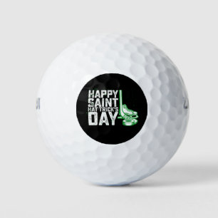 Happy Saint Pet Trick's Day Ice Hockey St Patricks Golfballen