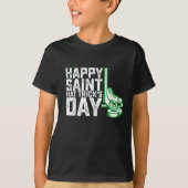 Happy Saint Pet Trick's Day Ice Hockey St Patricks T-shirt (Voorkant)