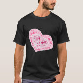 Happy Saint Valentijn_s Dag T-shirt (Voorkant)