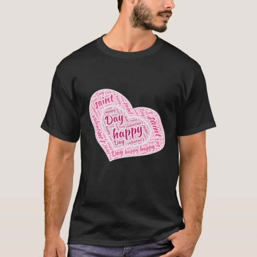 Happy Saint Valentijn_s Dag T-shirt (Voorkant)