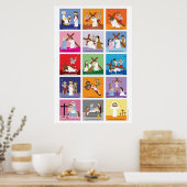 Happy Saints Way of the Cross Poster (Keuken)