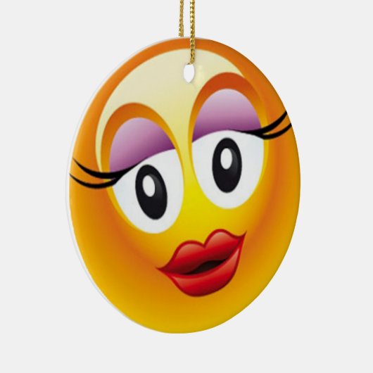 Happy Sally Joy Keramisch Ornament (Rechts)