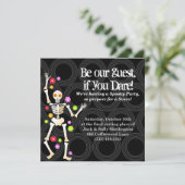 Happy Samhain, Halloween en Dia de los Muertos! Kaart (Staand voorkant)