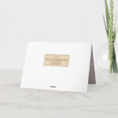 Happy Samhain Kitten en Candle. Kaart (Achterkant)