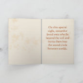 Happy Samhain Moon & Veil Kaart (Binnen)