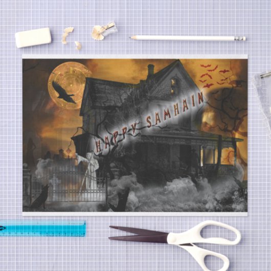 Happy Samhain Tissuepapier (Craft)