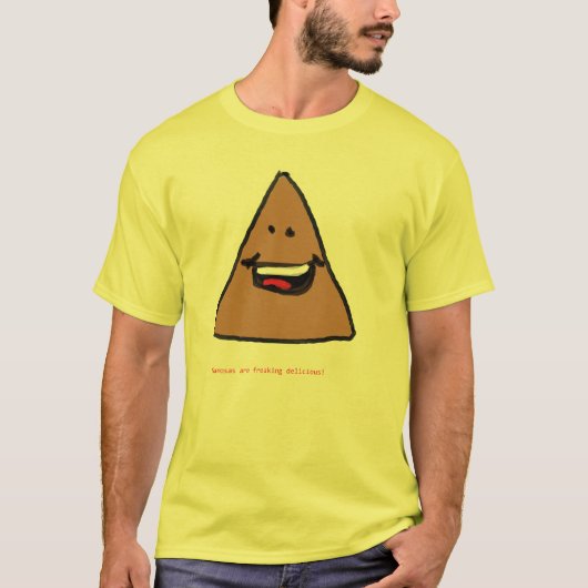Happy Samosa T-shirt (Voorkant)