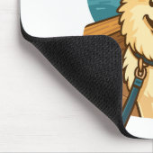 Happy Samoyed Walk by the City Waterfront Muismat (Hoek)