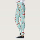 Happy Santa and Frosty and Chihuahua Leggings (Links)