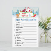 happy santa Baby word scramble game (Staand voorkant)