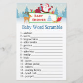 happy santa Baby word scramble game (Voorkant)