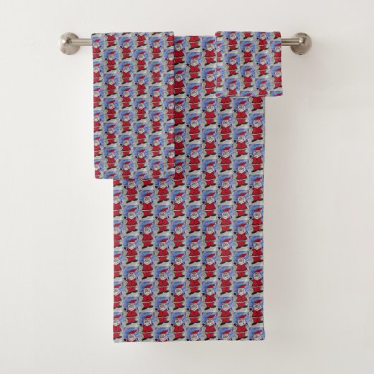 Happy Santa Bad Handdoek (Insitu)