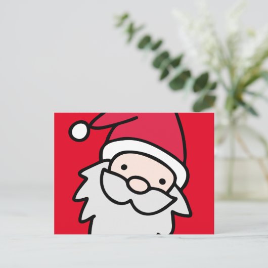 Happy Santa Briefkaart (Staand voorkant)