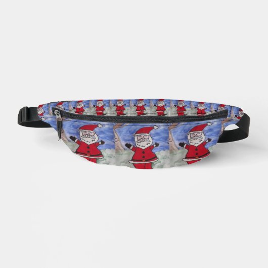 Happy Santa Bum Bag Heuptasje (Voorkant)