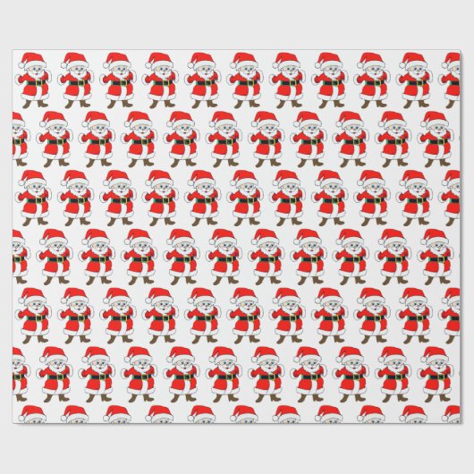 Happy Santa Claus baby Cadeaupapier (Vlak)