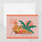 Happy Santa Claus Briefkaart (Voorkant / Achterkant)