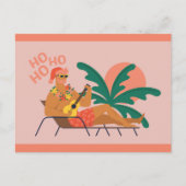 Happy Santa Claus Briefkaart (Voorkant)