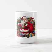 Happy Santa Claus Christmas Koffiemok (Center)