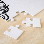 Happy Santa Claus Face Cartoon Legpuzzel (Zijkant)