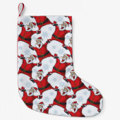 Happy Santa Claus Kleine Kerstsok (Voorkant)