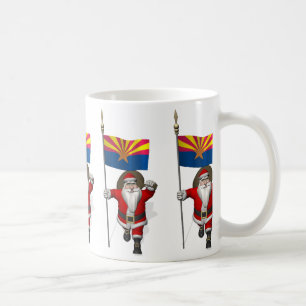 Happy Santa Claus op weg naar Arizona Koffiemok