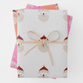 Happy Santa Claus Pattern Wrapping Paper (In situ)