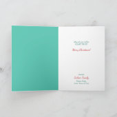 Happy Santa Claus Portret Kerstmis Kaart (Binnen)