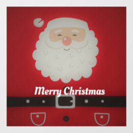 Happy Santa Claus Raamsticker