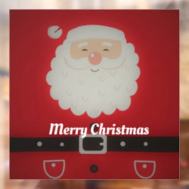 Happy Santa Claus Raamsticker