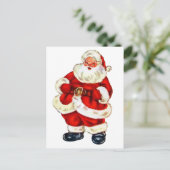 Happy Santa Claus,  vakantie Briefkaart (Staand voorkant)