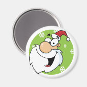 Happy Santa Clause T-shirts en cadeautjes Magneet (Voorkant / Achterkant)