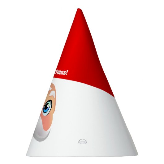 Happy Santa Face Feesthoedjes (Rechts)