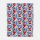 Happy Santa Fleece Deken (Voorkant)