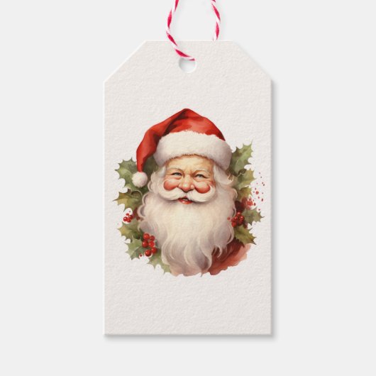 Happy Santa  Gift Labels Cadeaulabel (Voorkant)