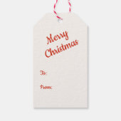 Happy Santa  Gift Labels Cadeaulabel (Achterkant)