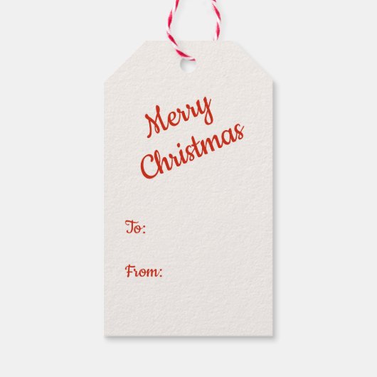 Happy Santa Gift Labels Cadeaulabel (Achterkant)